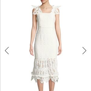 Shona Joy Viola Sleeveless Eyelet Midi Dress
